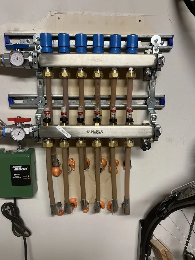 Plumber performing Leak Detection at a residential property in Lumberton